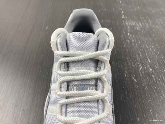 Rep Kickmax Cement AV2187-140 11 Low Jordan Air Grey 0404